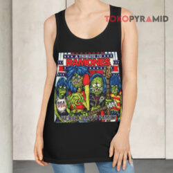 Vintage A Tribute To Ramones We're A Happy Family 2003 Tank Top