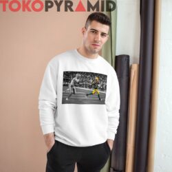 Vintage Aaron Jones Byron Jones Funny Picture Aaron Jones Green Bay Packers Waving Goodbye to Dallas Cowboys Byron Jones Rare White Long SLeeve