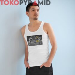 Vintage Aaron Jones Byron Jones Funny Picture Aaron Jones Green Bay Packers Waving Goodbye to Dallas Cowboys Byron Jones Rare White Tank Top