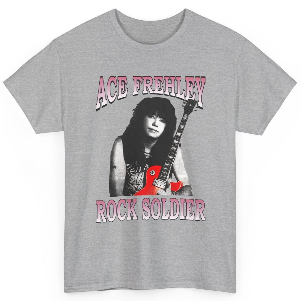 Vintage Ace Frehley Rock Soldier Shirt Vintage Ace Frehley Rock Soldier Shirt