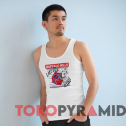 Vintage Afc Champs Buffalo Bills Let's Do Lunch T shirt White TankTop