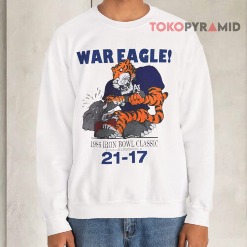 Vintage Alabama Vs Auburn 1986 Iron Bowl War Eagle Sweatshirt Vintage Alabama Vs Auburn 1986 Iron Bowl War Eagle Sweatshirt