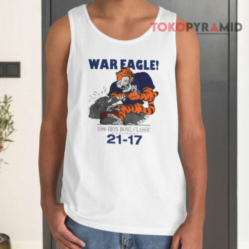 Vintage Alabama Vs Auburn 1986 Iron Bowl War Eagle Tank Top Vintage Alabama Vs Auburn 1986 Iron Bowl War Eagle Tank Top