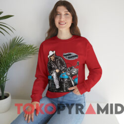 Vintage Alan Jackson Harley Davidson T shirt Red Sweatshirt