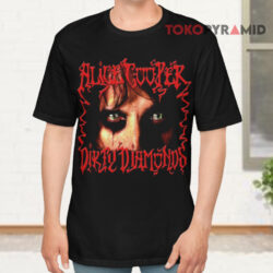 Vintage Alice Cooper Dirty Diamonds Black T shirt