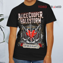 Vintage Alice Cooper Halestorm 2019 Tour T shirt Front