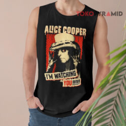Vintage Alice Cooper I'm Watching You Shirt 2 Vintage Alice Cooper I'm Watching You Tank Top