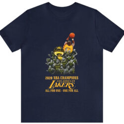 Vintage All For One-One For All Lakers 2020 Rare NBA Champions Tee 5 Vintage All For One One For All Lakers 2020 Rare NBA Champions Tee