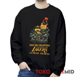 Vintage All For One One For All Lakers 2020 Rare NBA Champions Sweatshirt