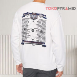 Vintage All Star Game 1996 MLB Caricature Shirt 2 Vintage All Star Game 1996 MLB Caricature Sweatshirt Back