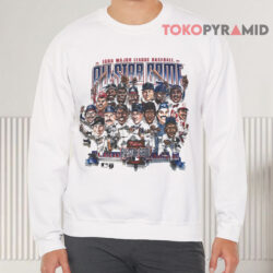 Vintage All Star Game 1996 MLB Caricature Sweatshirt Front