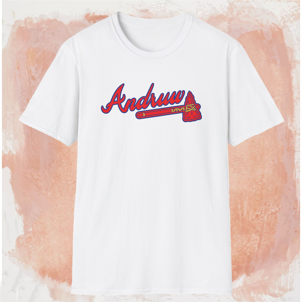Vintage Andruw Jones Atlanta Braves Shirt White T shirt Vintage Andruw Jones Atlanta Braves Shirt White T shirt