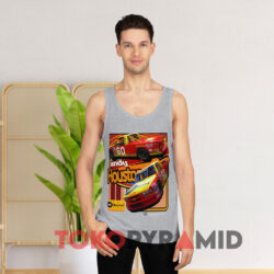 Vintage Andy Houston Nascar Truck Series T-shirt 3 Vintage Andy Houston Nascar Truck Series Grey Tank Top