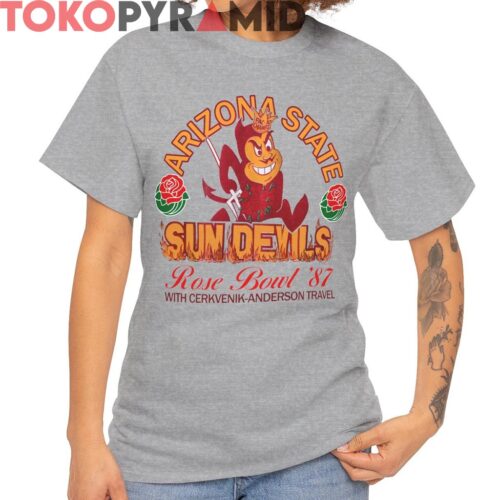Vintage Arizona State Sun Devils Rose Bowl 87 Shirt