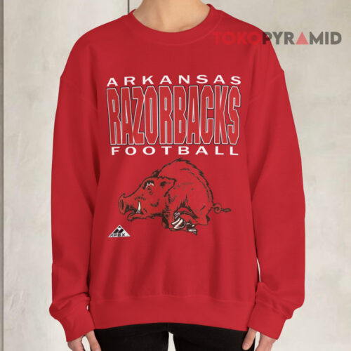 Vintage Arkansas Razorbacks Football Sweatshirt