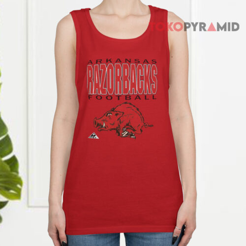 Vintage Arkansas Razorbacks Football Tank Top