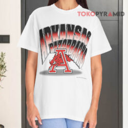 Vintage Arkansas Razorbacks White T shirt