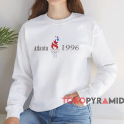 Vintage Atlanta 1996 Champion T-shirt 4 Vintage Atlanta 1996 Champion T shirt White Sweatshirt
