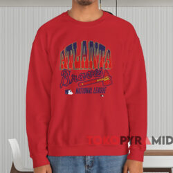 Vintage Atlanta Braves National League Shirt Red Sweatshirt