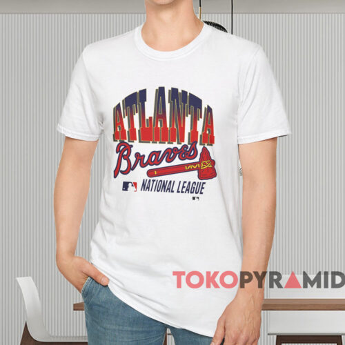 Vintage Atlanta Braves National League Shirt White T shirt