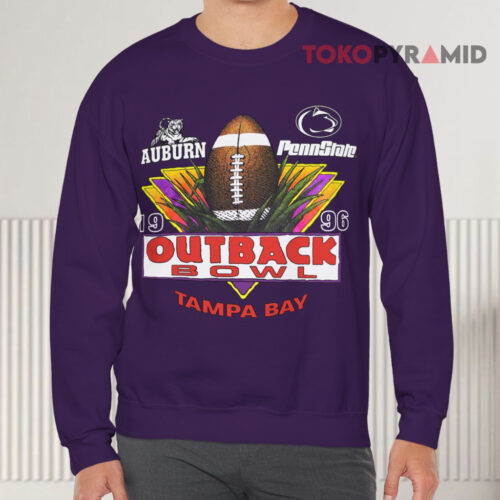Vintage Auburn Vs Penn State Outback Bowl Tampa Bay 1996 Sweatshirt Vintage Auburn Vs Penn State Outback Bowl Tampa Bay 1996 Sweatshirt