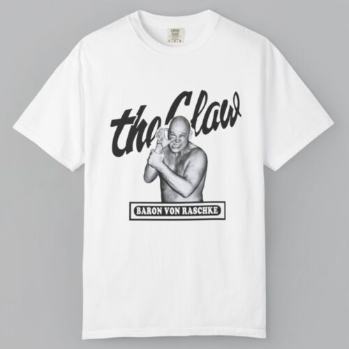 Vintage Awa Baron Von Raschke The Claw T shirt Vintage Awa Baron Von Raschke The Claw T shirt