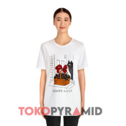 Vintage B Kliban Cats Adopt A Cat Hawaii White T shirt