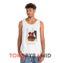 Vintage B Kliban Cats Adopt A Cat Hawaii Shirt 2 Vintage B Kliban Cats Adopt A Cat Hawaii White Tank Top