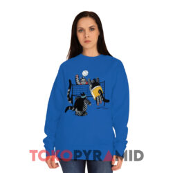 Vintage B Kliban Cats Playing Volleyball Crazy Shirt 4 Vintage B Kliban Cats Playing Volleyball Crazy Blue Sweatshirt