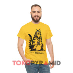 Vintage B Kliban Momcat Crazy Yellow T shirt