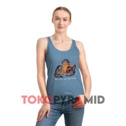 Vintage B Kliban Sex Mice And Rock N Roll Crazy Blue Tank Top