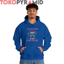 Baby Yoda Best Daughter Love You I Do Ugly Christmas Sweatshirt 4 Vintage Baby Yoda Best Daughter Love You I Do Ugly Christmas