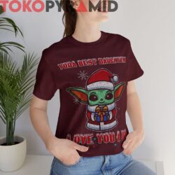 Baby Yoda Best Daughter Love You I Do Ugly Christmas Sweatshirt 3 Vintage Baby Yoda Best Daughter Love You I Do Ugly Christmas