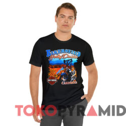 Vintage Bakersfield Harley Davidson California T shirt Black T shirt