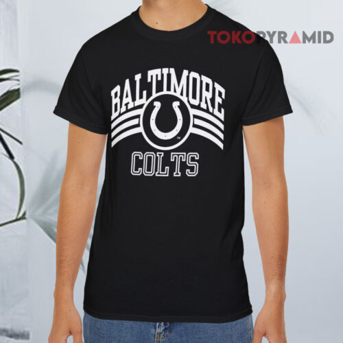Vintage Baltimore Colts Nfl Black T shirt