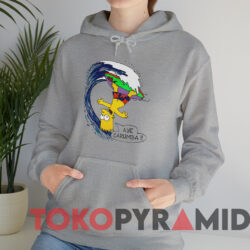 Vintage Bart Simpson Aye Carumba T-Shirt 3 Vintage Bart Simpson Aye Carumba T shirt Grey Hoodie