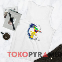 Vintage Bart Simpson Aye Carumba T-Shirt 4 Vintage Bart Simpson Aye Carumba T shirt White TankTop