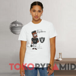 Vintage Bart Simpson Bart Goes Raiders T shirt White T shirt
