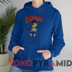 Vintage Bart Simpson Bartman Avenger Of Evil T-shirt 2 Vintage Bart Simpson Bartman Avenger Of Evil T shirt Blue Hoodie