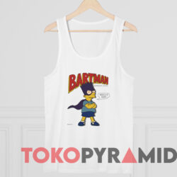 Vintage Bart Simpson Bartman Avenger Of Evil T-shirt 4 Vintage Bart Simpson Bartman Avenger Of Evil T shirt White TankTop