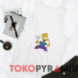 Vintage Bart Simpson Dont Have A Cow Man T-shirt 4 Vintage Bart Simpson Dont Have A Cow Man T shirt White TankTop