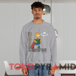 Vintage Bart Simpson Notre Dame Fightin' Irish T-shirt 2 Vintage Bart Simpson Notre Dame Fightin' Irish T shirt Grey Sweatshirt