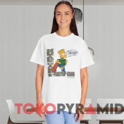 Vintage Bart Simpson Notre Dame Fightin' Irish T shirt White T shirt