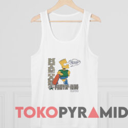 Vintage Bart Simpson Notre Dame Fightin' Irish T-shirt 4 Vintage Bart Simpson Notre Dame Fightin' Irish T shirt White TankTop