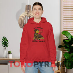 Vintage Bart Simpson Operation Desert Storm T-shirt 3 Vintage Bart Simpson Operation Desert Storm T shirt Red Hoodie