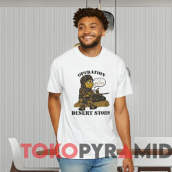 Vintage Bart Simpson Operation Desert Storm T shirt White T shirt