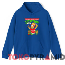 Vintage Bart Simpson TMNT Teenage Mutant Ninja Turtles T-Shirt 2 Vintage Bart Simpson Tmnt Teenage Mutant Ninja Turtles T shirt Blue Hoodie