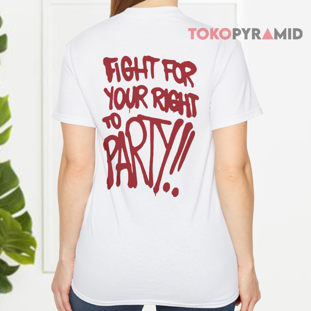 Vintage Beastie Boys Fight For Your Right To Party 1987 T shirt Back Vintage Beastie Boys Fight For Your Right To Party 1987 T shirt Back