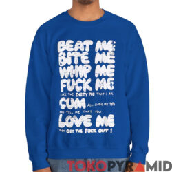 Vintage Beat Me Bite Me Whip Me Shirt Adam Ant And Siouxsie 4 Vintage Beat Me Bite Me Whip Me Shirt Worn By Adam Ant And Siouxsie