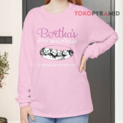 Vintage Bertha's Kitty Boutique Shirt For People Who Care About Cat Long sleeved